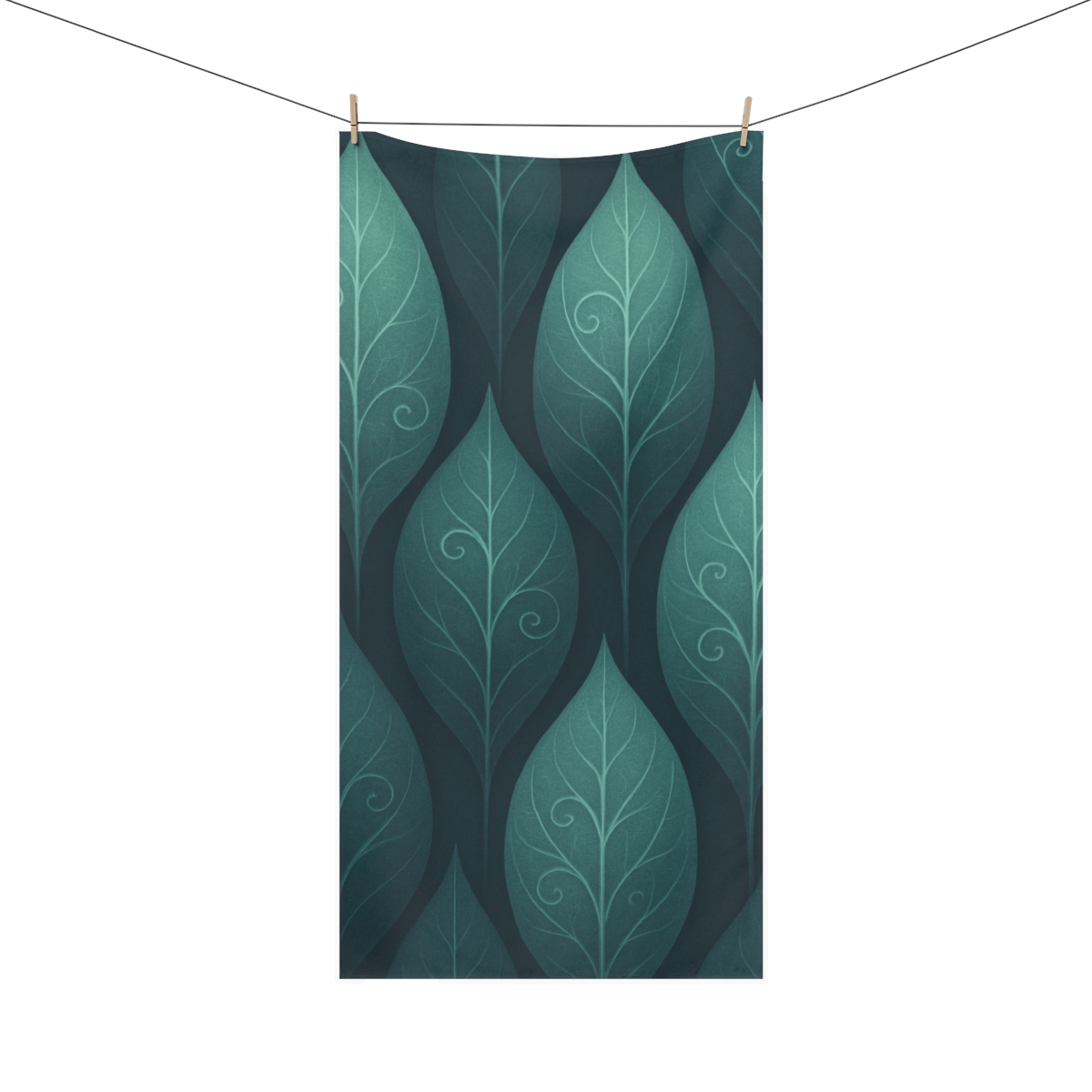 Veinwork Aurora Scroll personalized bath towels