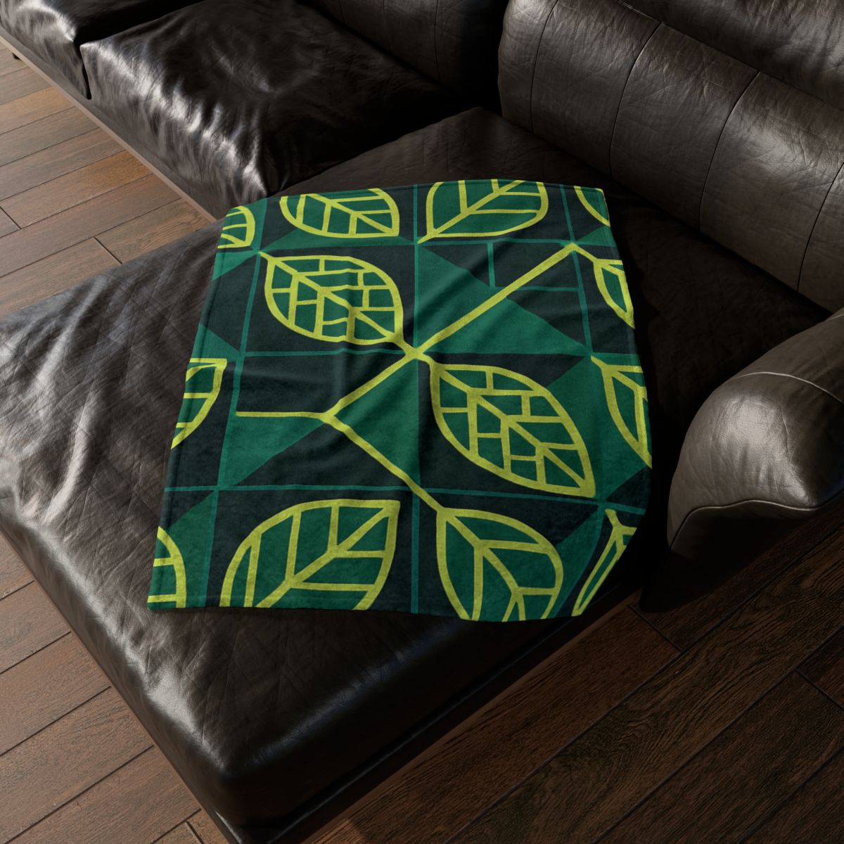 Veinwork Geometry Grid decorative home blankets