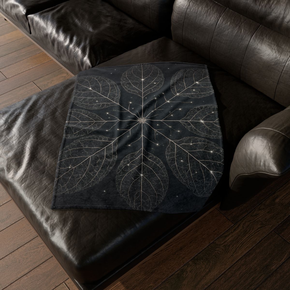 Veinwork Star Map Lace soft fleece blankets