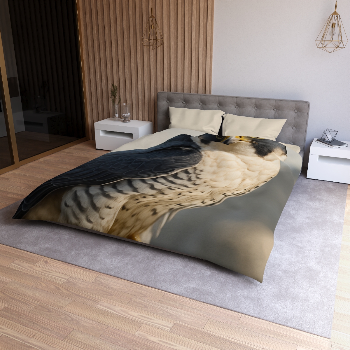 Velocity Gaze Peregrine Falcon duvets for gifts