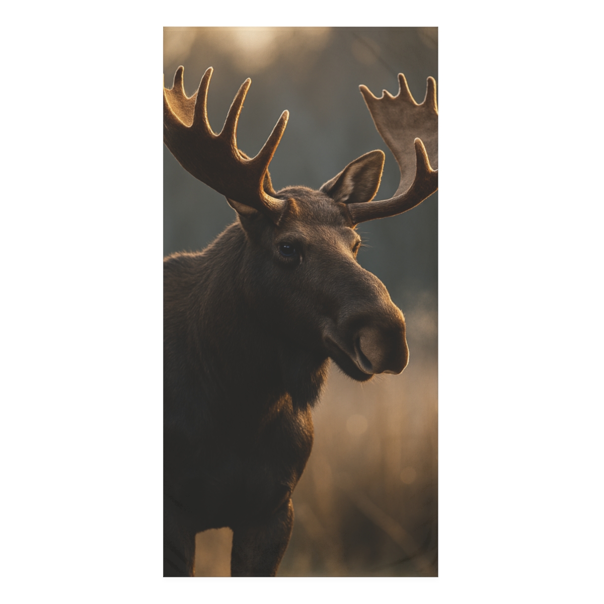 Velvet Antler Dawn Moose trendy hand towels