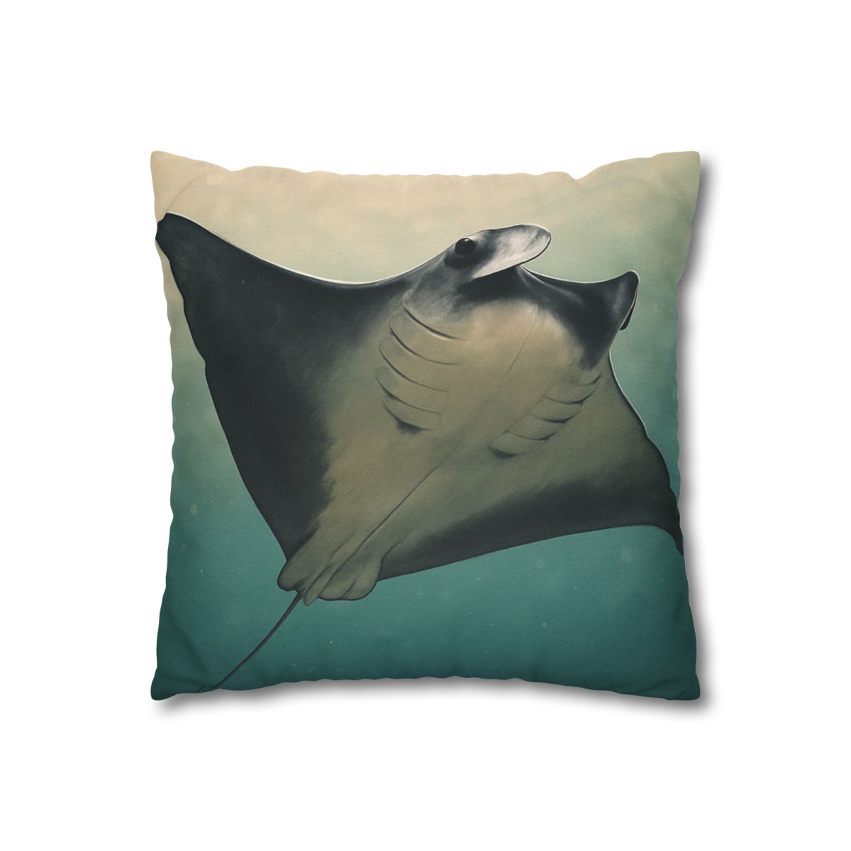 Velvet Current Manta Ray custom pillow cases