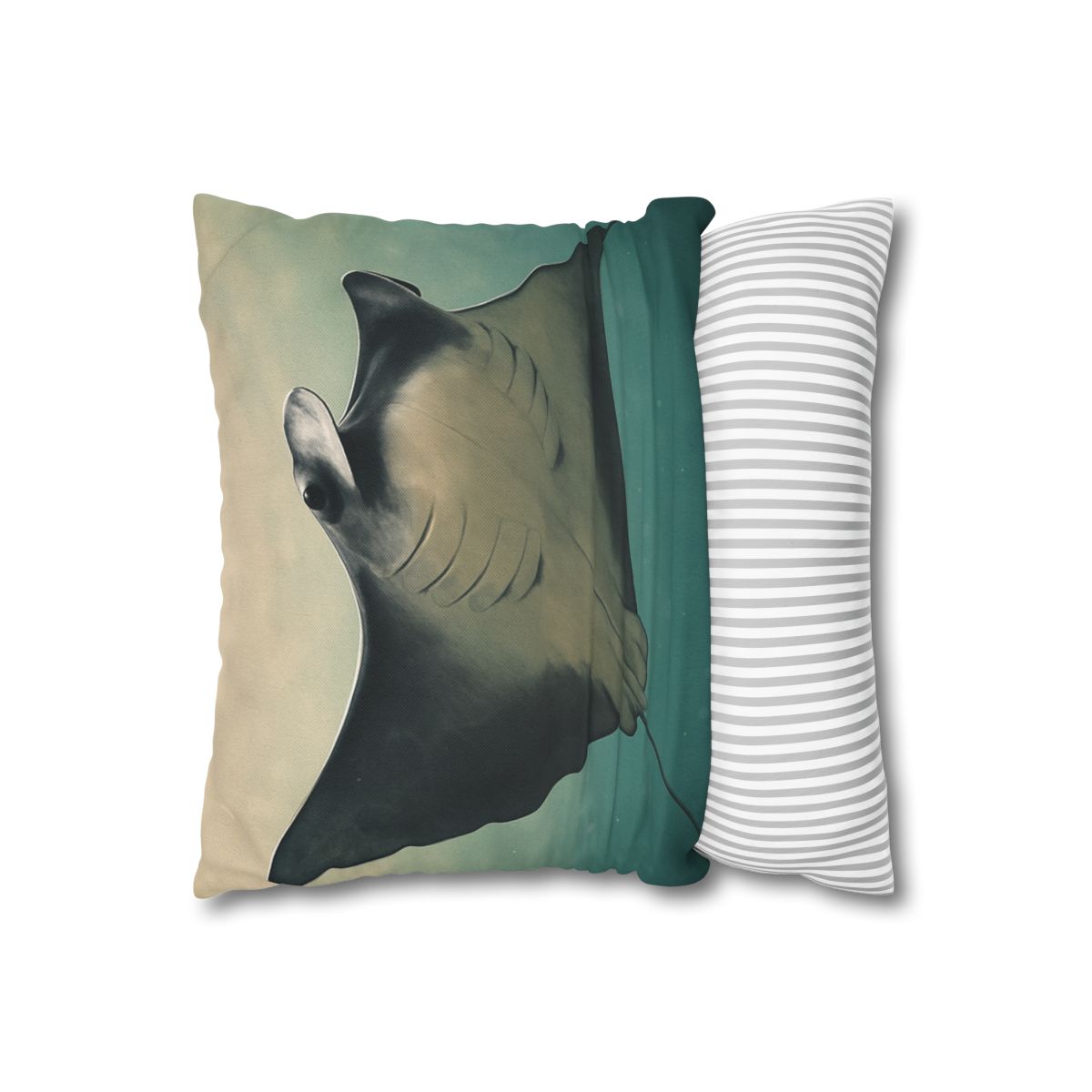 Velvet Current Manta Ray custom pillow cases