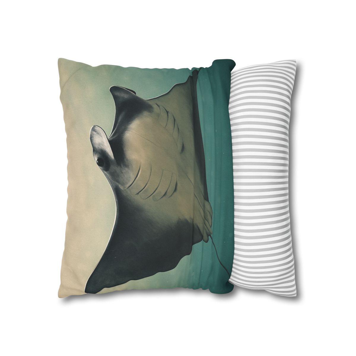 Velvet Current Manta Ray custom pillow cases