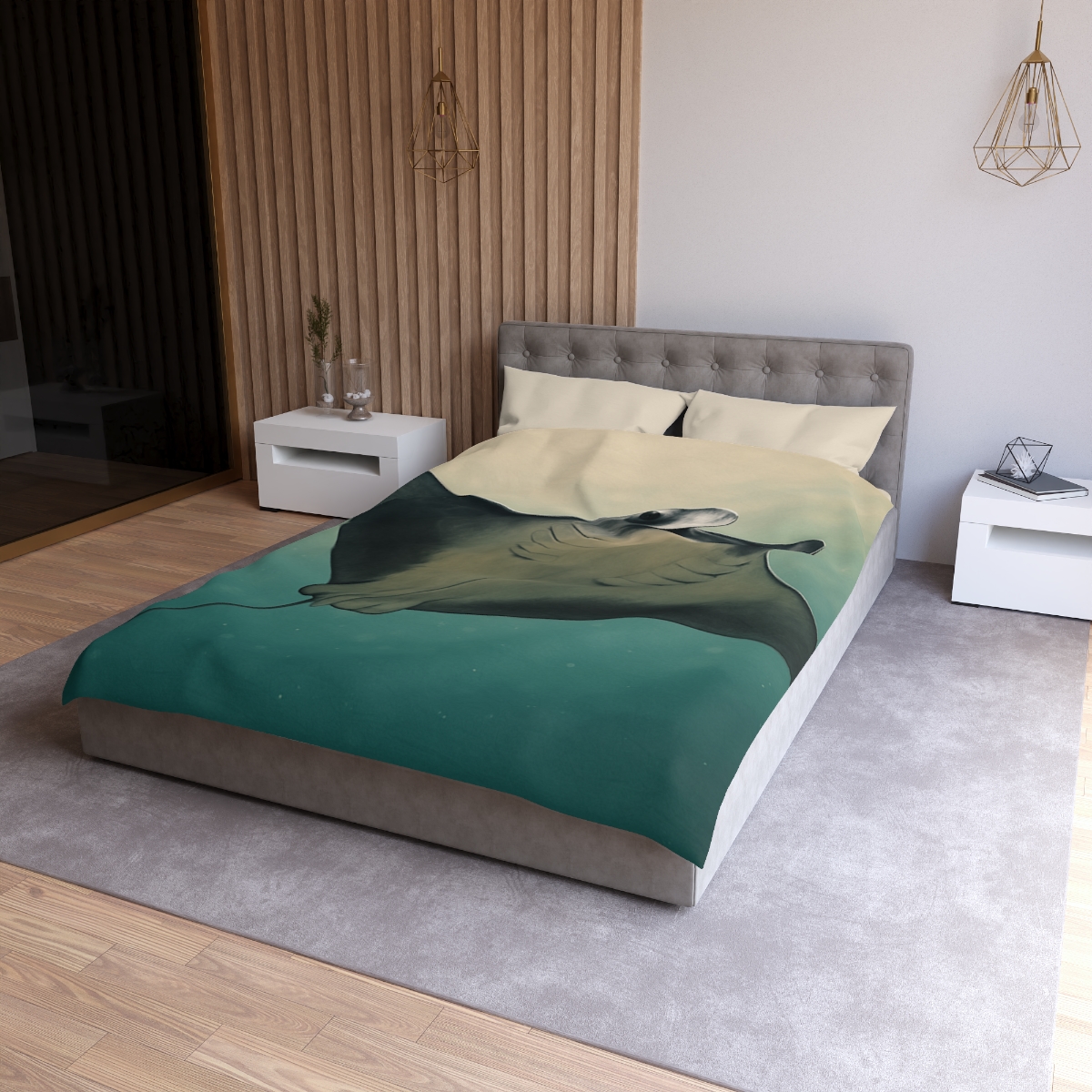 Velvet Current Manta Ray warm winter duvets