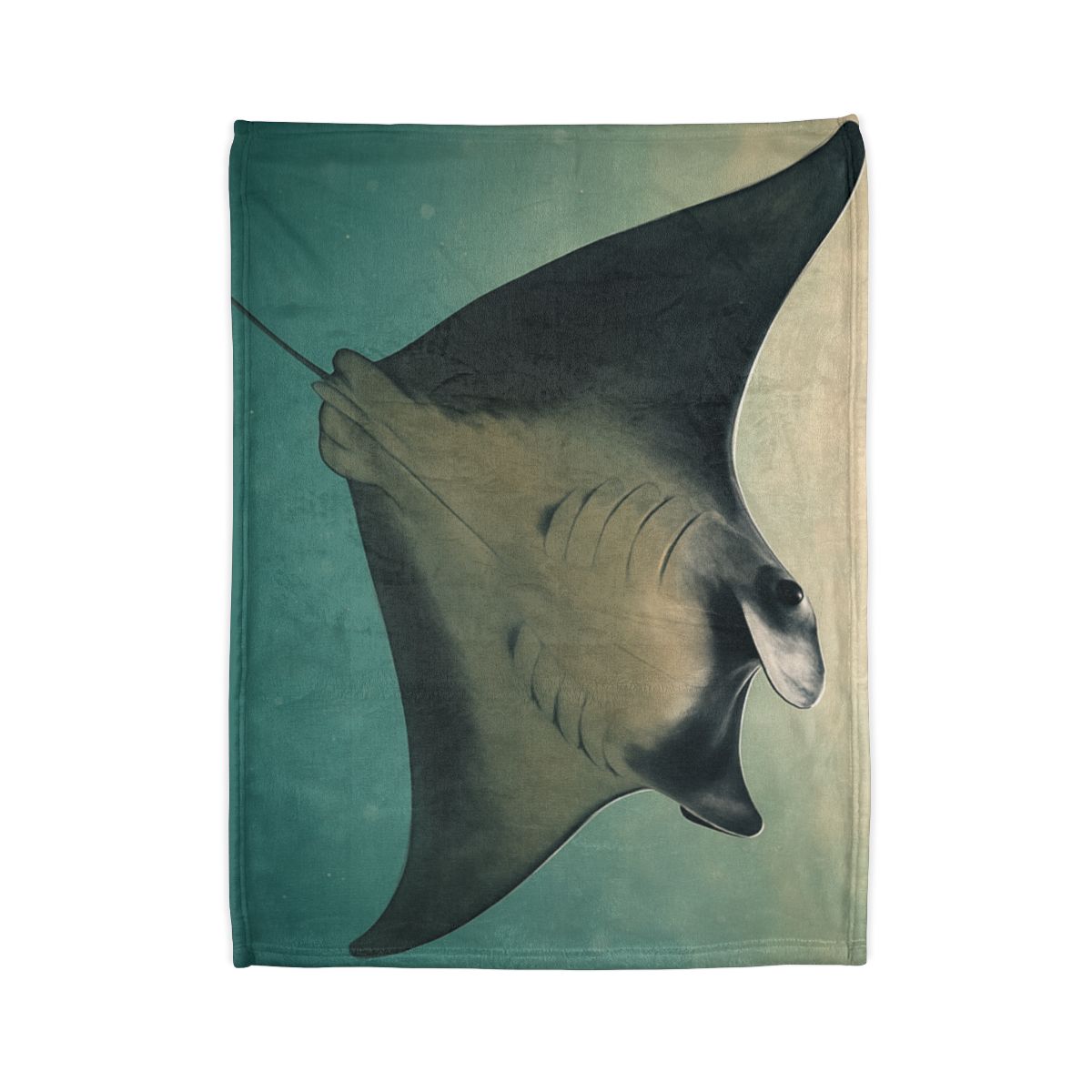 Velvet Current Manta Ray stylish throw blankets