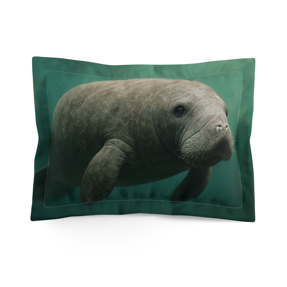 Velvet Drift Manatee custom pillows