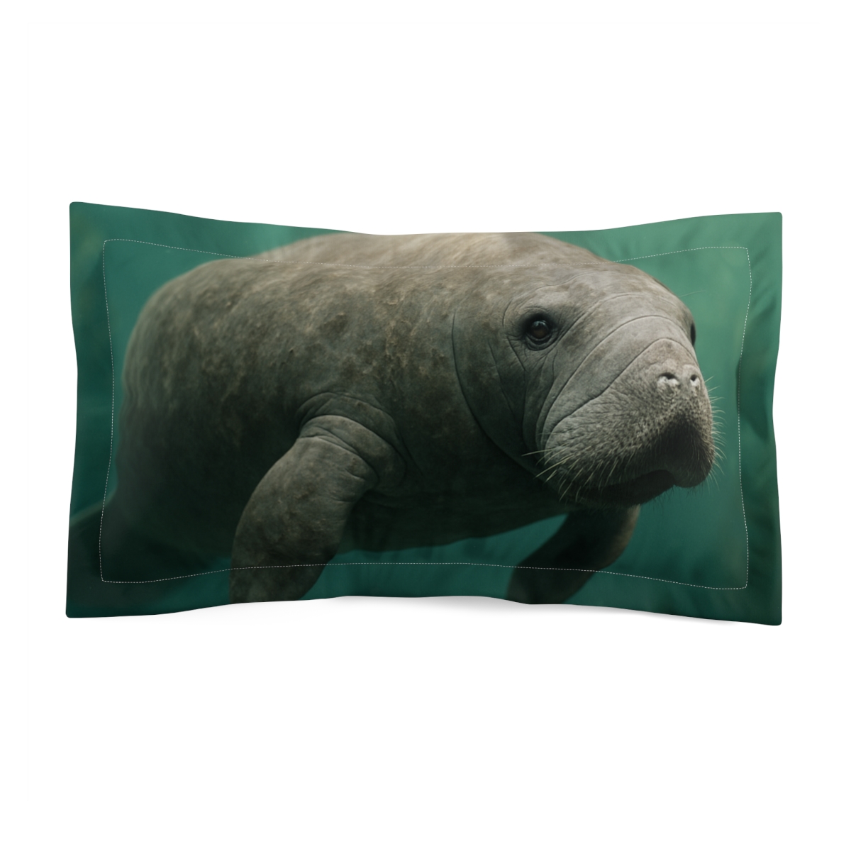 Velvet Drift Manatee custom pillows