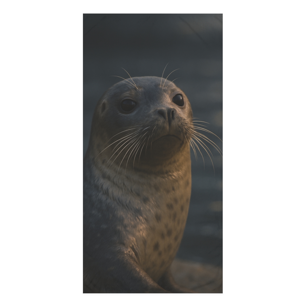 Velvet Dusk Harbor Seal custom towels