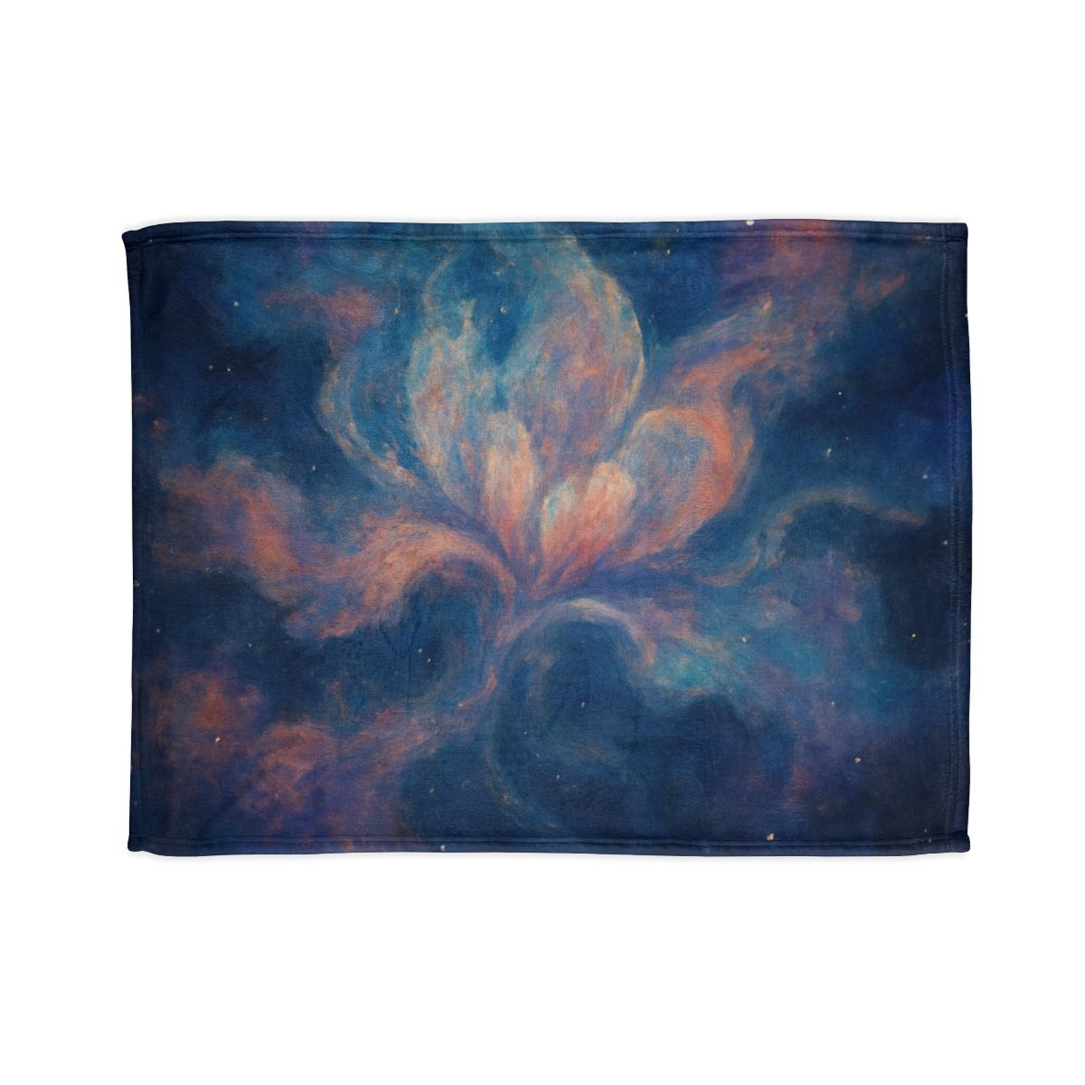 Velvet Plasma Bloom Tapestry soft fleece blankets