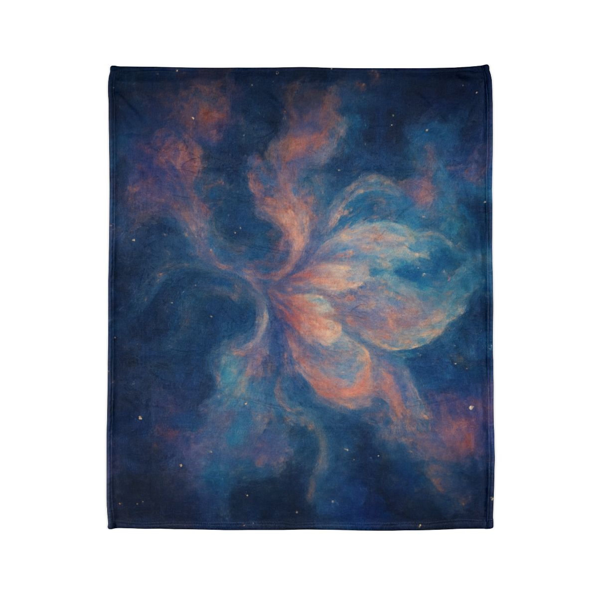 Velvet Plasma Bloom Tapestry soft fleece blankets