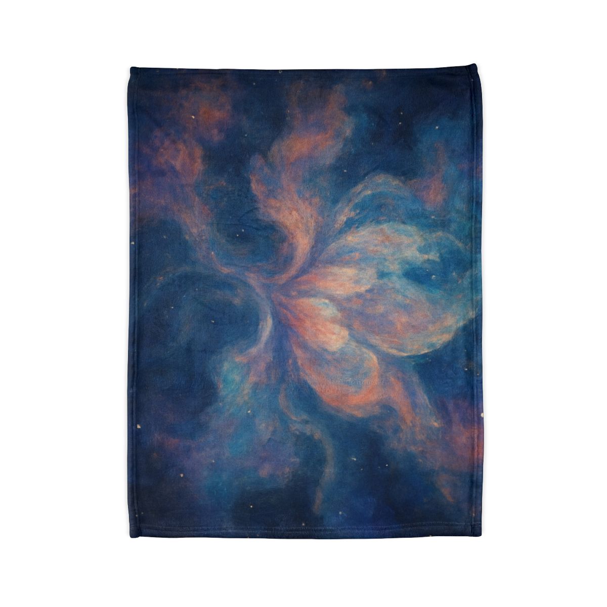 Velvet Plasma Bloom Tapestry soft fleece blankets