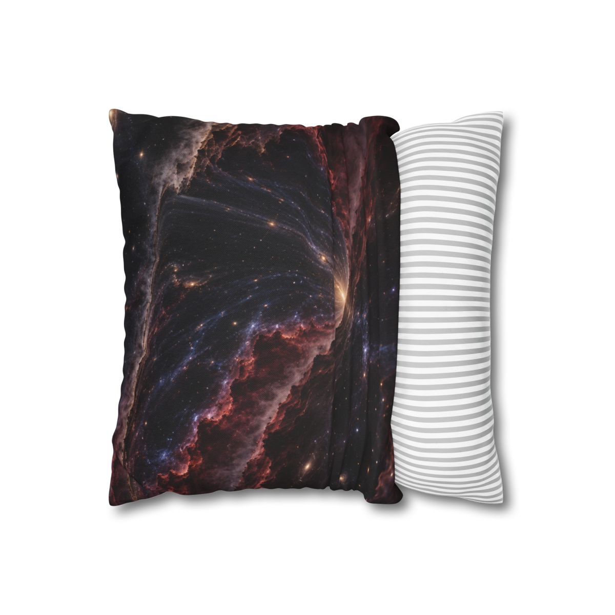 Velvet Redshift Chasm comfortable bedding pillow covers [AI-fabfdab3-9ab74de4f5f0]