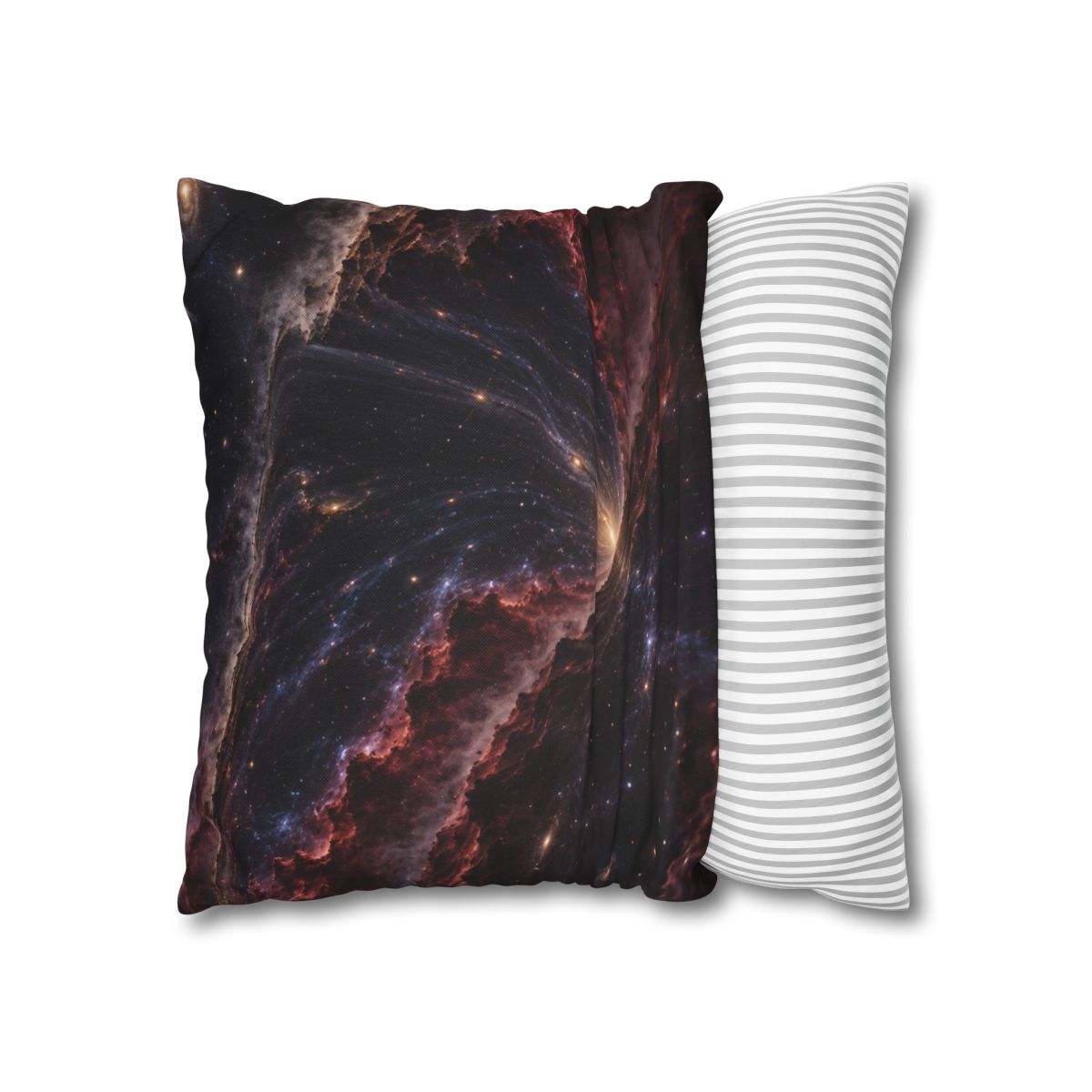 Velvet Redshift Chasm comfortable bedding pillow covers [AI-fabfdab3-7ae0c65001b9]