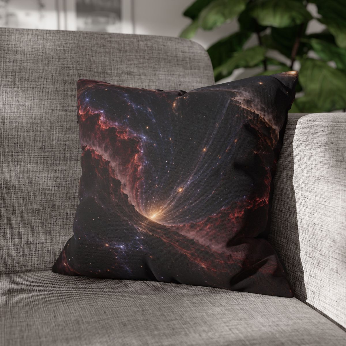 Velvet Redshift Chasm comfortable bedding pillow covers [AI-fabfdab3-5727ad5165d3]