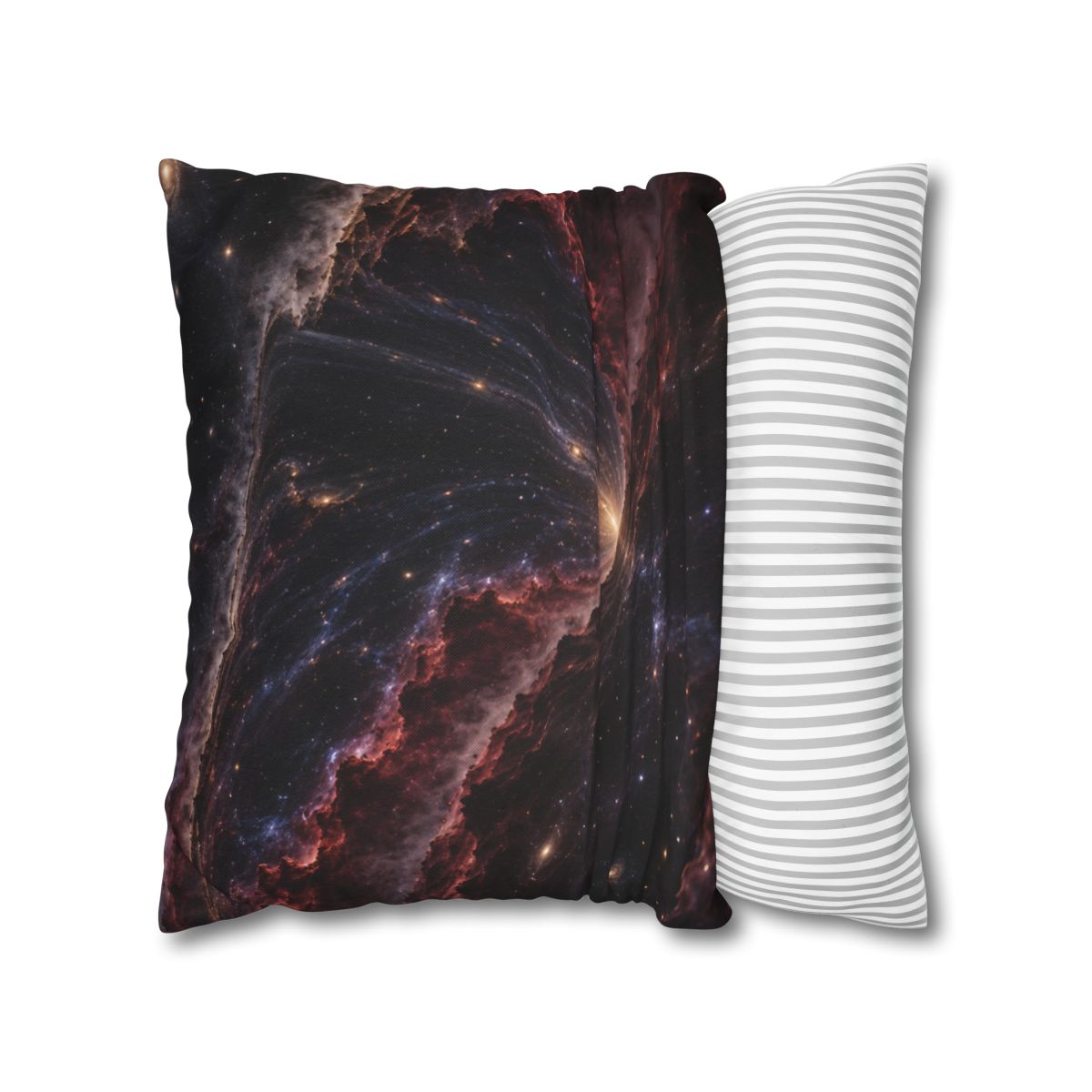 Velvet Redshift Chasm comfortable bedding pillow covers [AI-fabfdab3-a44f58ba06d3]