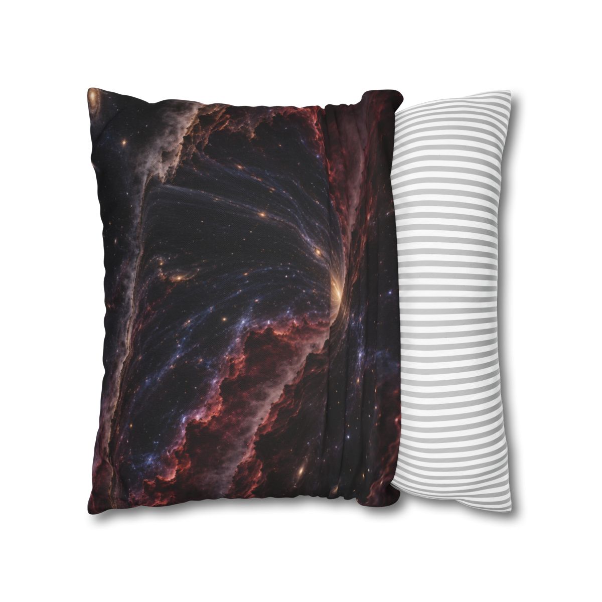 Velvet Redshift Chasm comfortable bedding pillow covers [AI-fabfdab3-29abdb3119a5]