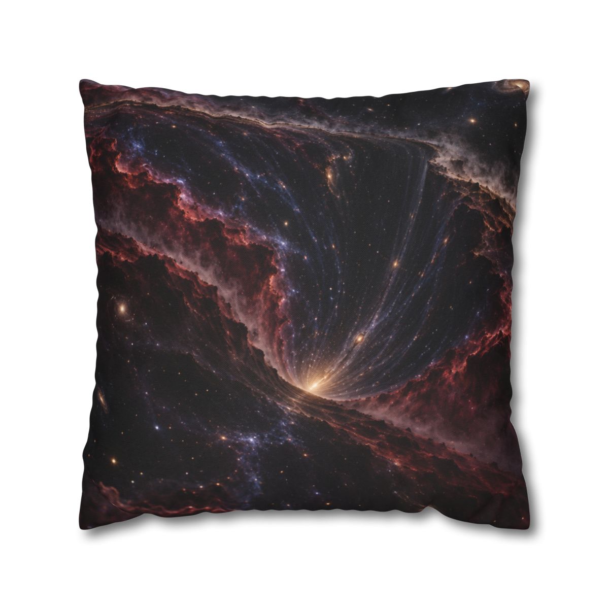 Velvet Redshift Chasm comfortable bedding pillow covers [AI-fabfdab3-69f89baf8bbb]