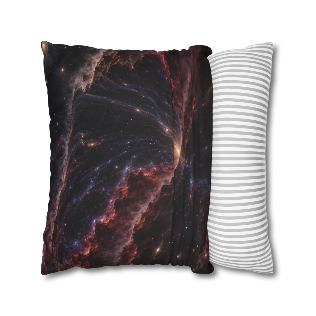 Velvet Redshift Chasm comfortable bedding pillow covers [AI-fabfdab3-8eb246498e15]