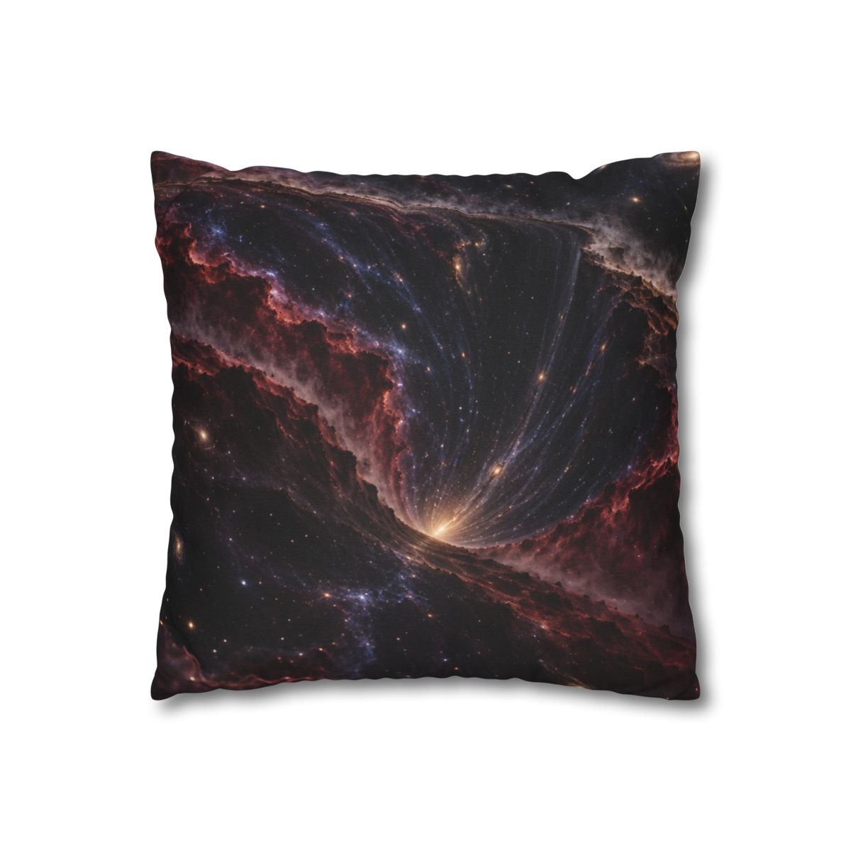 Velvet Redshift Chasm comfortable bedding pillow covers [AI-fabfdab3-55768dcc6206]