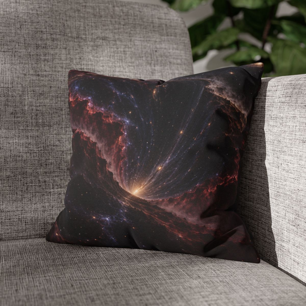 Velvet Redshift Chasm comfortable bedding pillow covers [AI-fabfdab3-e44a8e38bdd1]