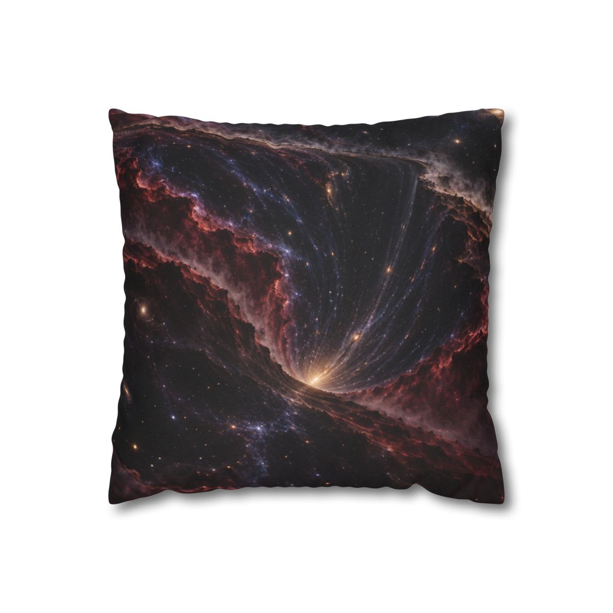 Velvet Redshift Chasm comfortable bedding pillow covers [AI-fabfdab3-cb722b912db5]
