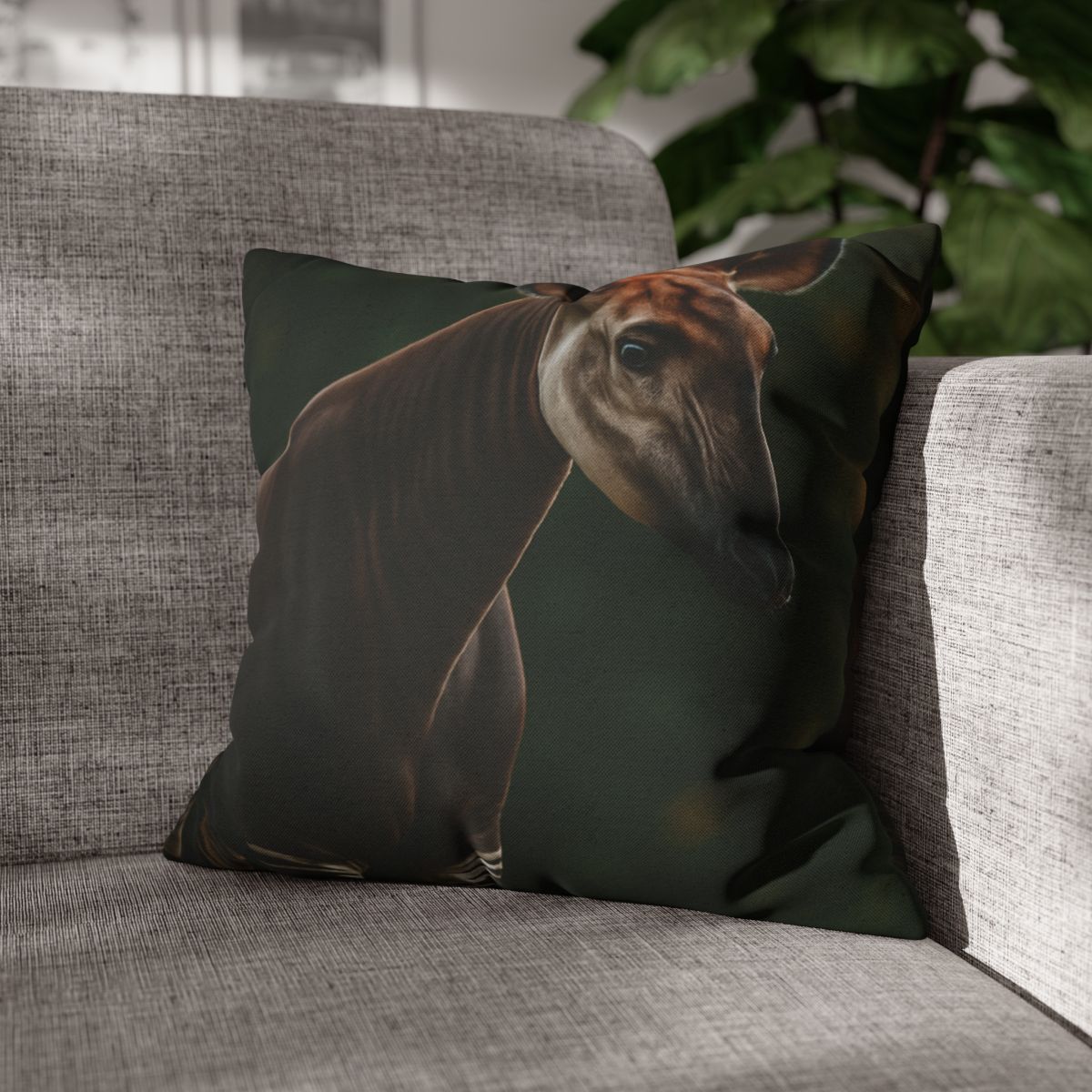 Velvet Shadow Okapi unique gift pillow cases