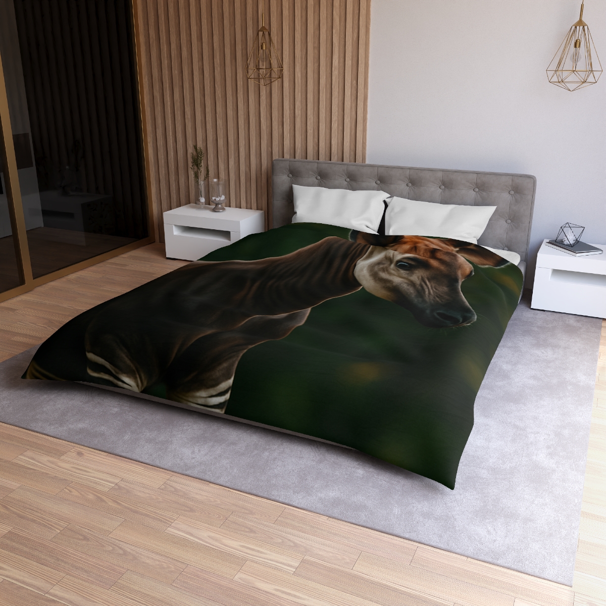 Velvet Shadow Okapi duvets for gifts