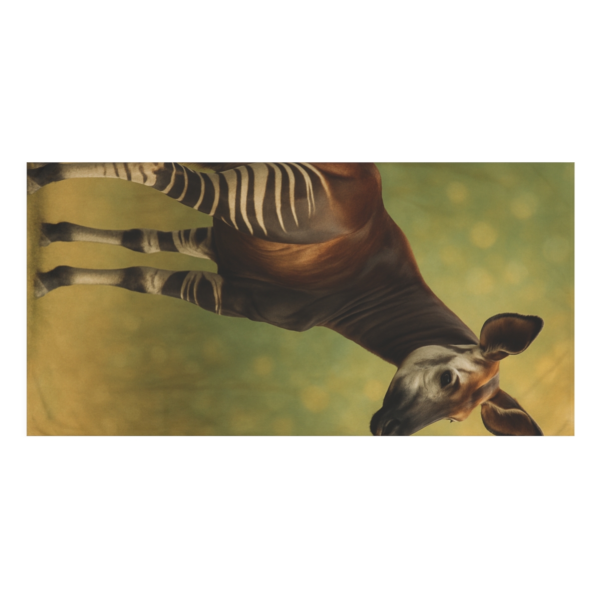 Velvet Shadow Okapi unique gift towels