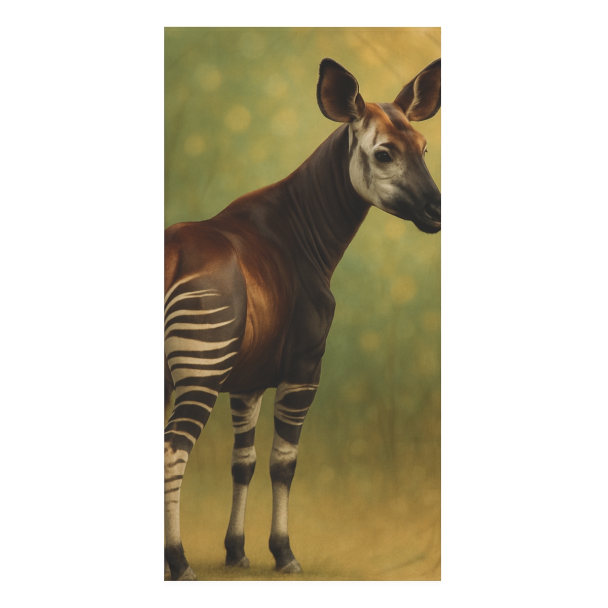 Velvet Shadow Okapi unique gift towels