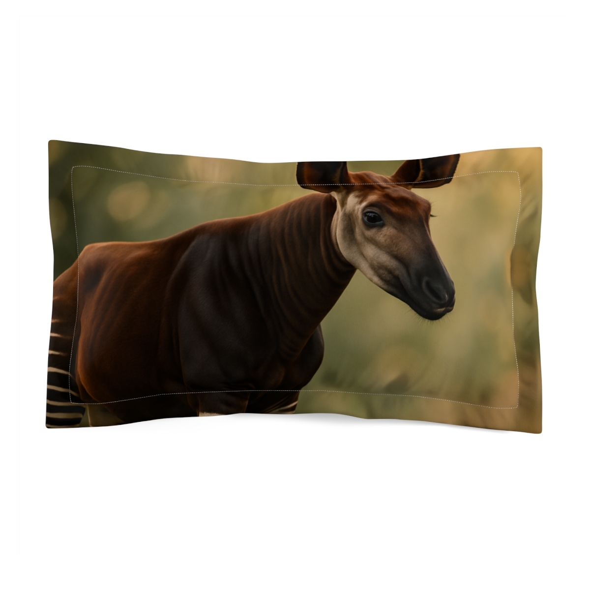 Velvet Shadow Okapi custom pillows