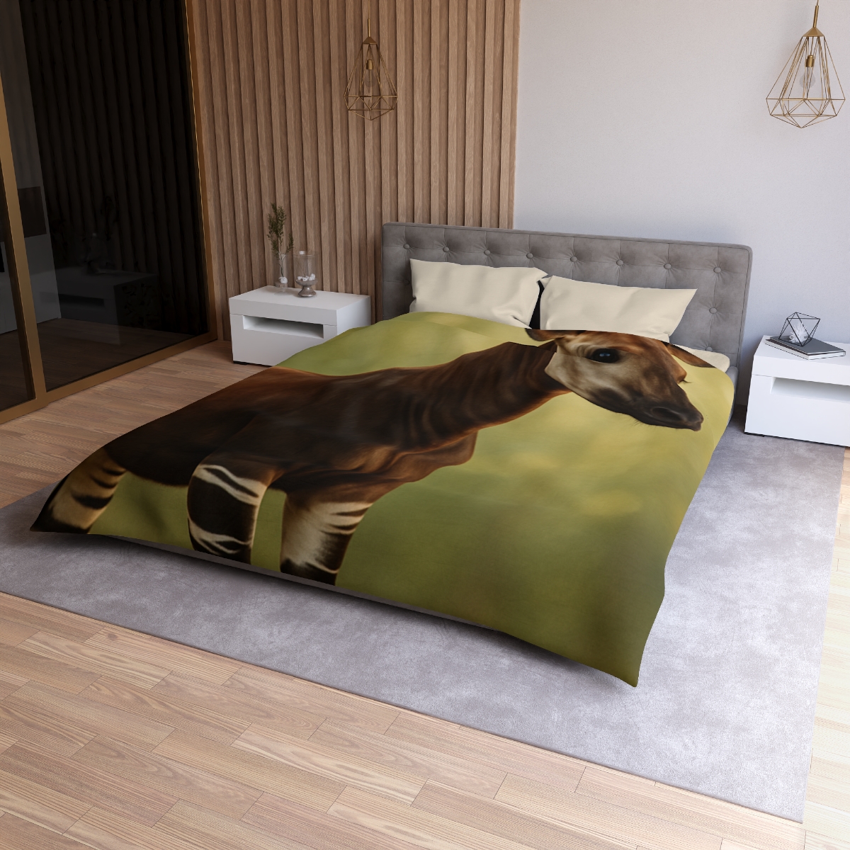 Velvet Stride Okapi trendy bedroom duvets