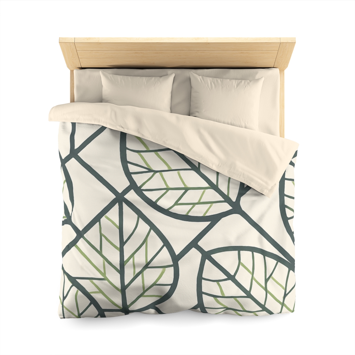 Venation Circuit Grid custom duvets