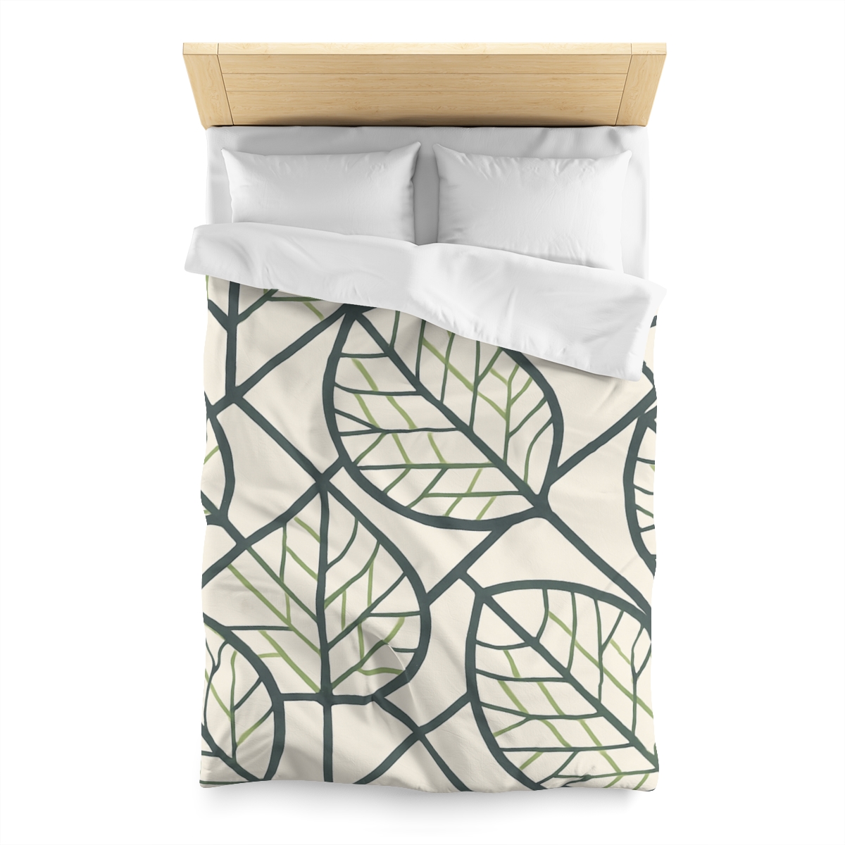 Venation Circuit Grid custom duvets