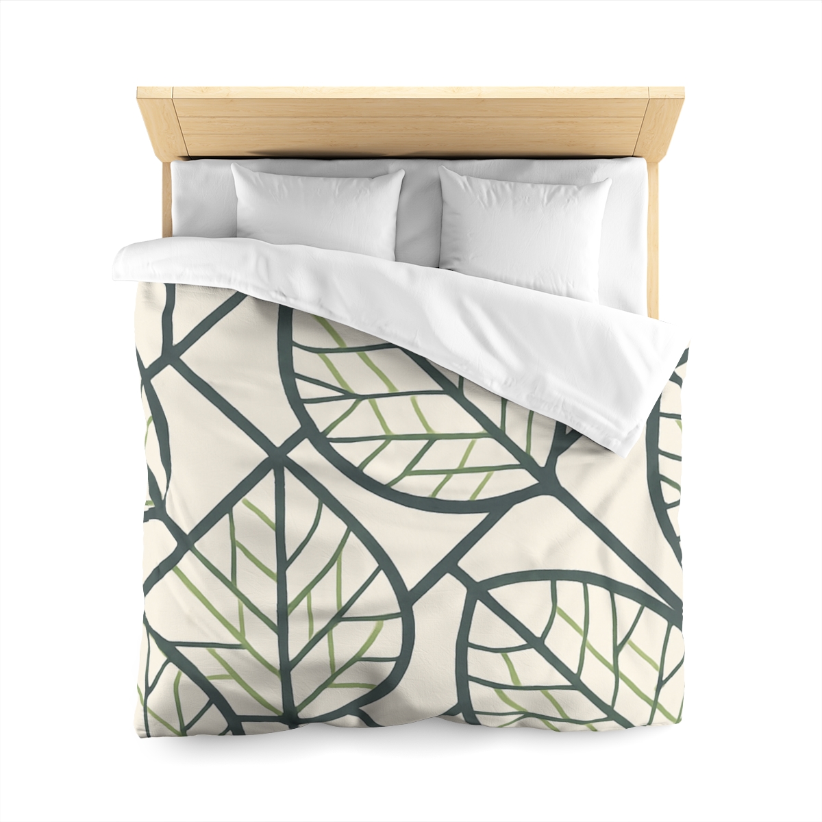 Venation Circuit Grid custom duvets