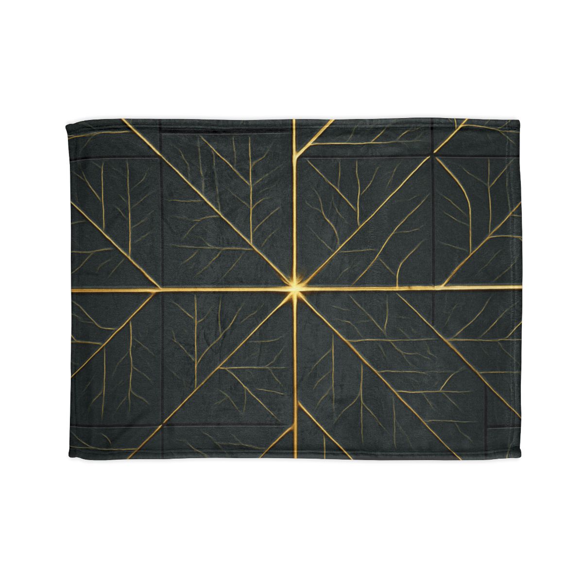 Venation Circuit Grid trendy patterned blankets