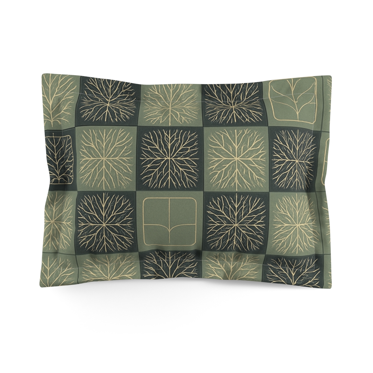 Venation Geometry Grid trendy accent pillows