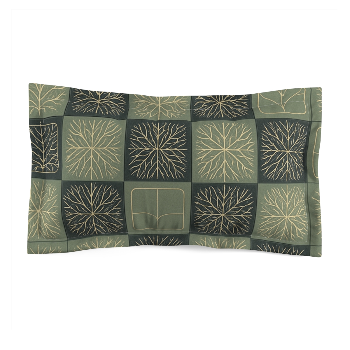 Venation Geometry Grid trendy accent pillows