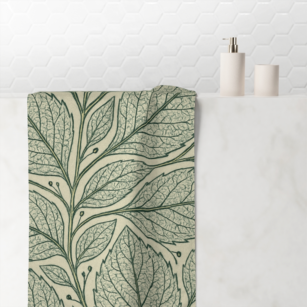 Venation Lacework personalized bath towels