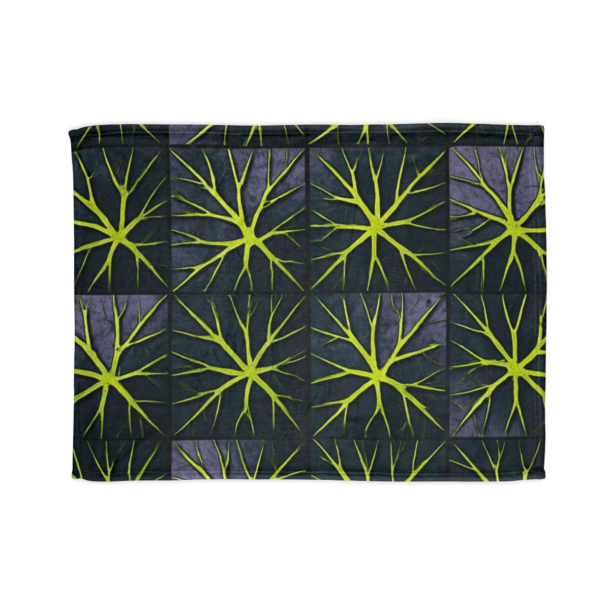 Venation Starburst Mosaic trendy patterned blankets