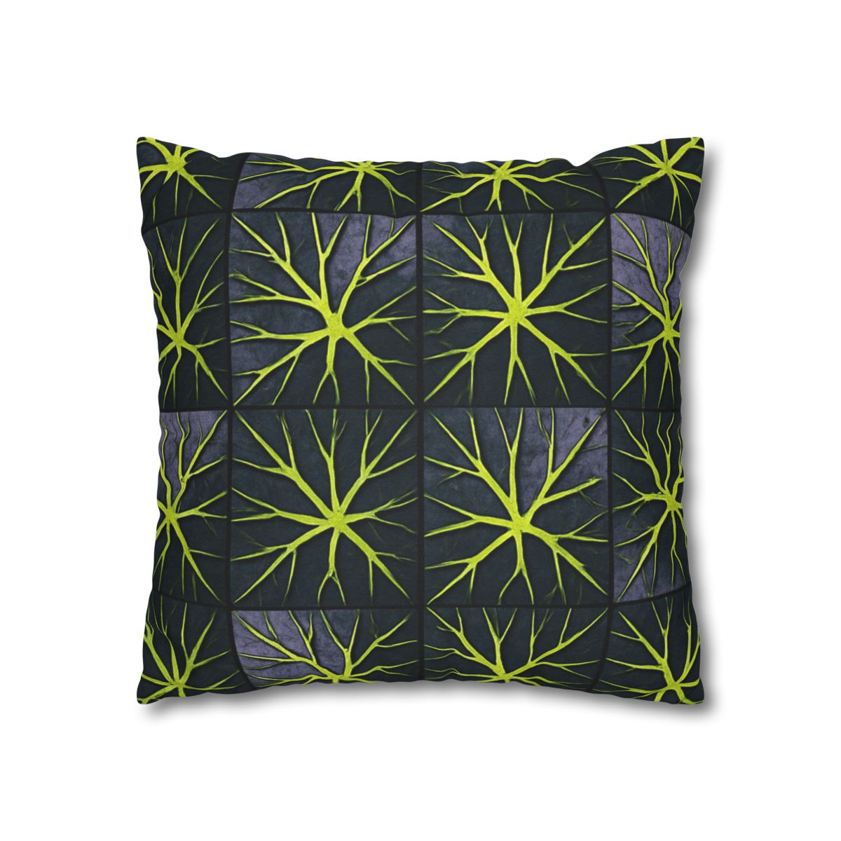 Venation Starburst Mosaic designer print pillow cases