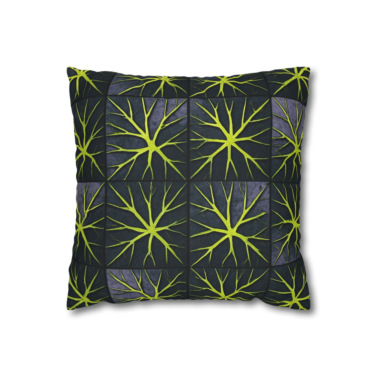 Venation Starburst Mosaic designer print pillow cases