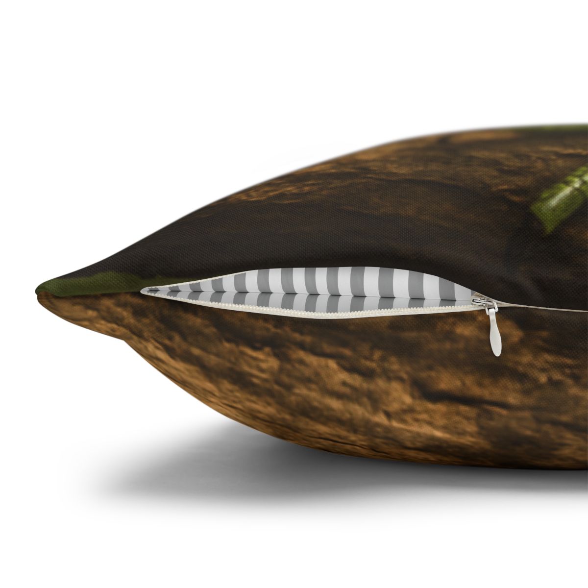 Verdant Stillness Green Iguana designer print pillow cases