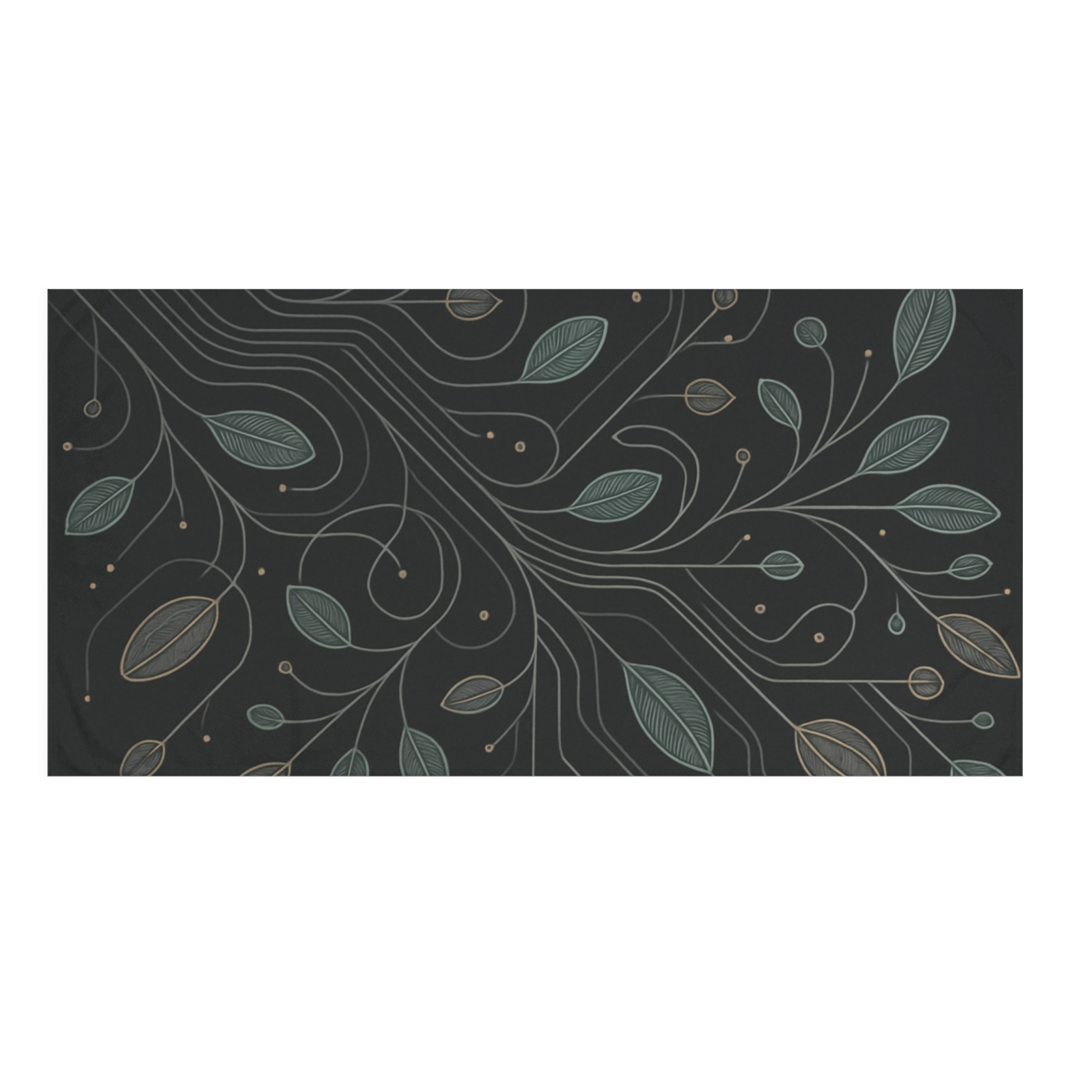 Vine Circuit Filigree trendy hand towels