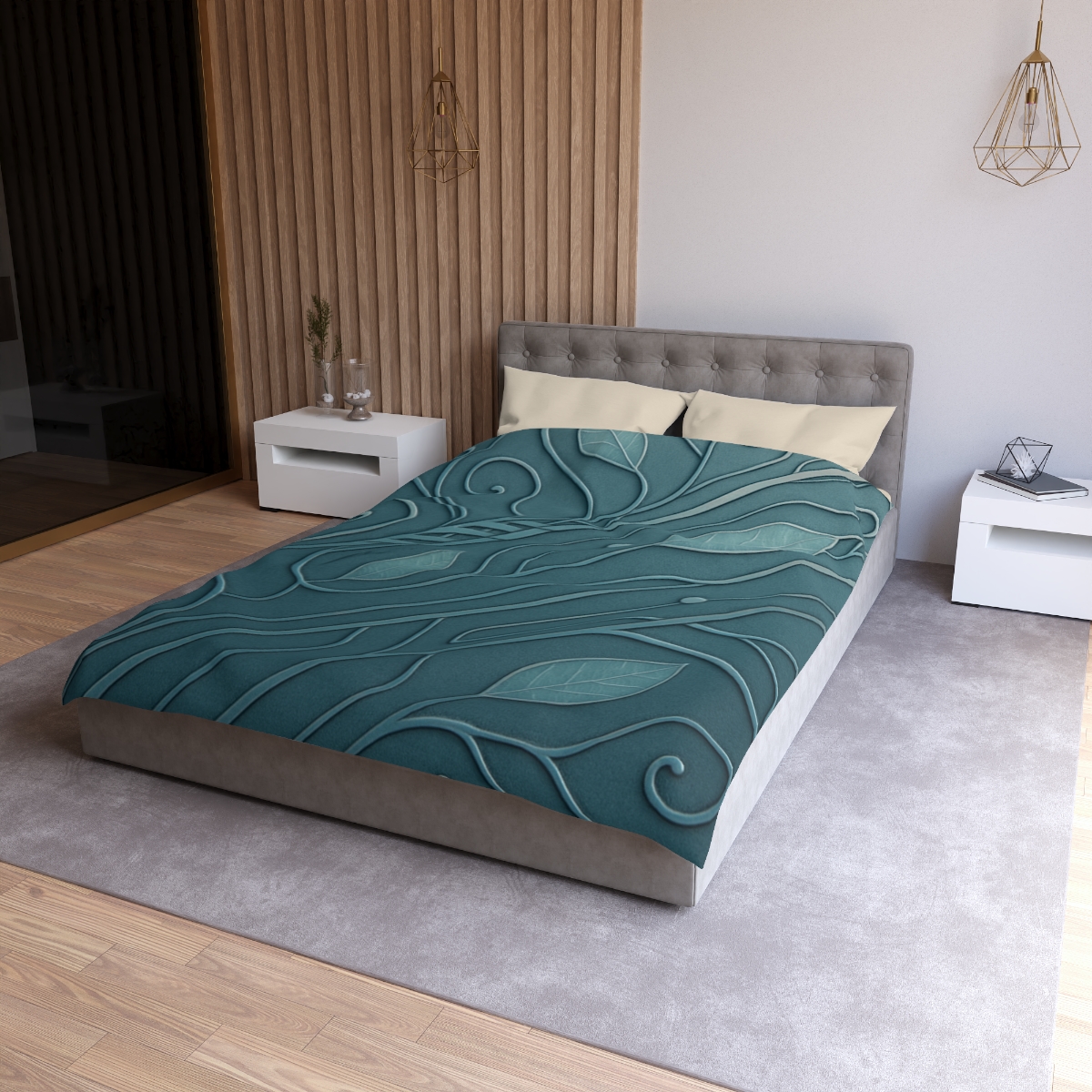 Vine Circuit Filigree personalized bedding duvets