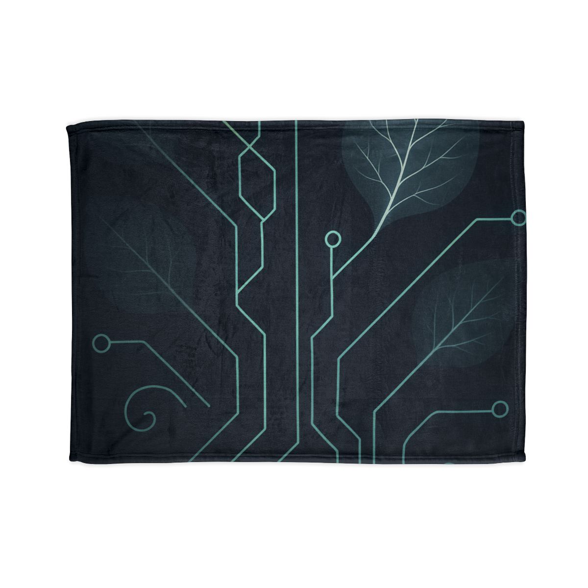 Vine Circuit Filigree soft fleece blankets