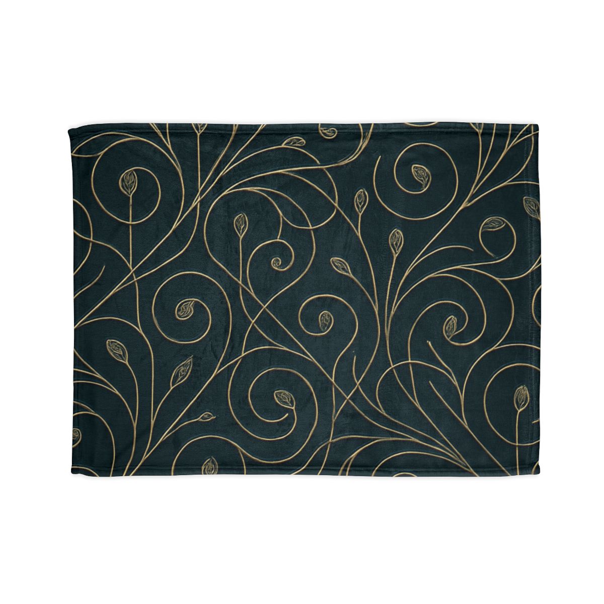 Vine Circuit Filigree designer printed blankets