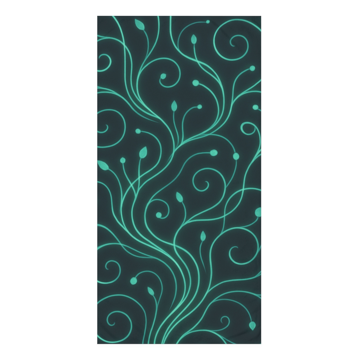 Vine Circuit Geometry stylish beach towels