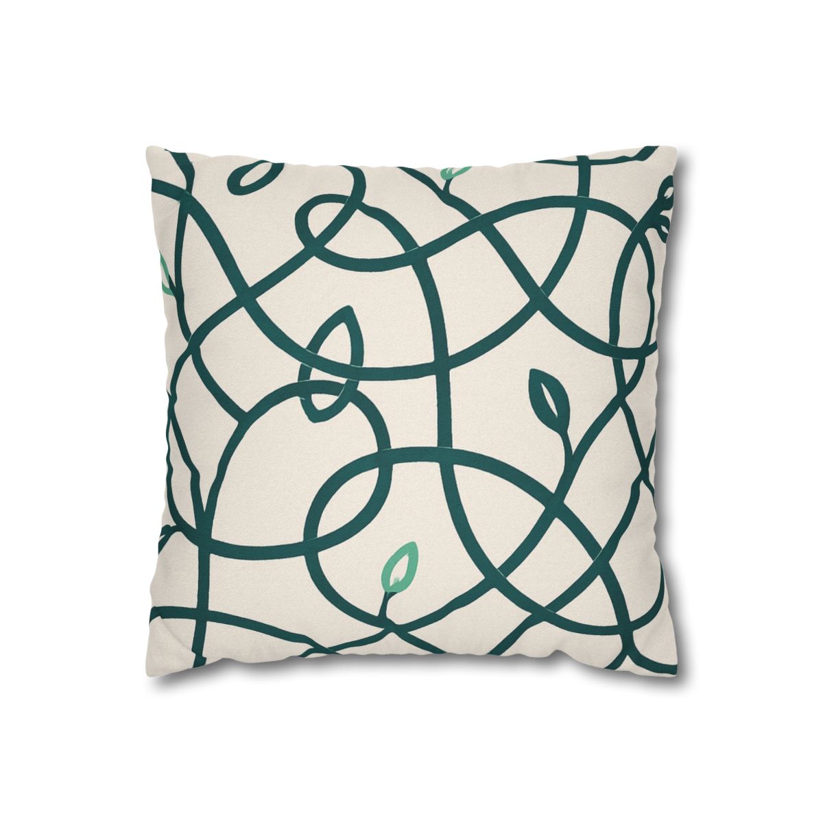 Vine Circuit Interlace personalized pillow covers