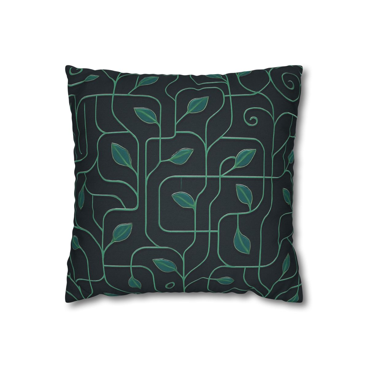 Vine Circuit Lattice designer print pillow cases